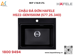Chậu đá Hafele Essence màu đen HS22 - GEN1S60M ( 577.25.320 )